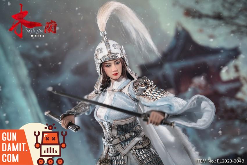 TBLeague 1/6 MuLan White Version in silver armor with plumed helmet and sword TBLeague 1/6 MuLan White Version in silver armor with plumed helmet and sword