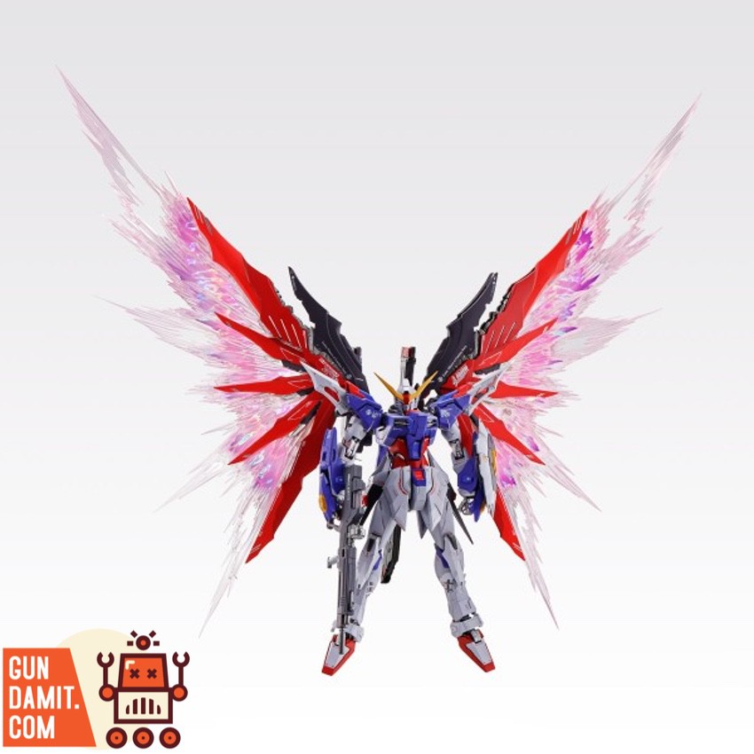 ZGMF-X42S Destiny Gundam rear view with light wings ZGMF-X42S Destiny Gundam rear view with light wings