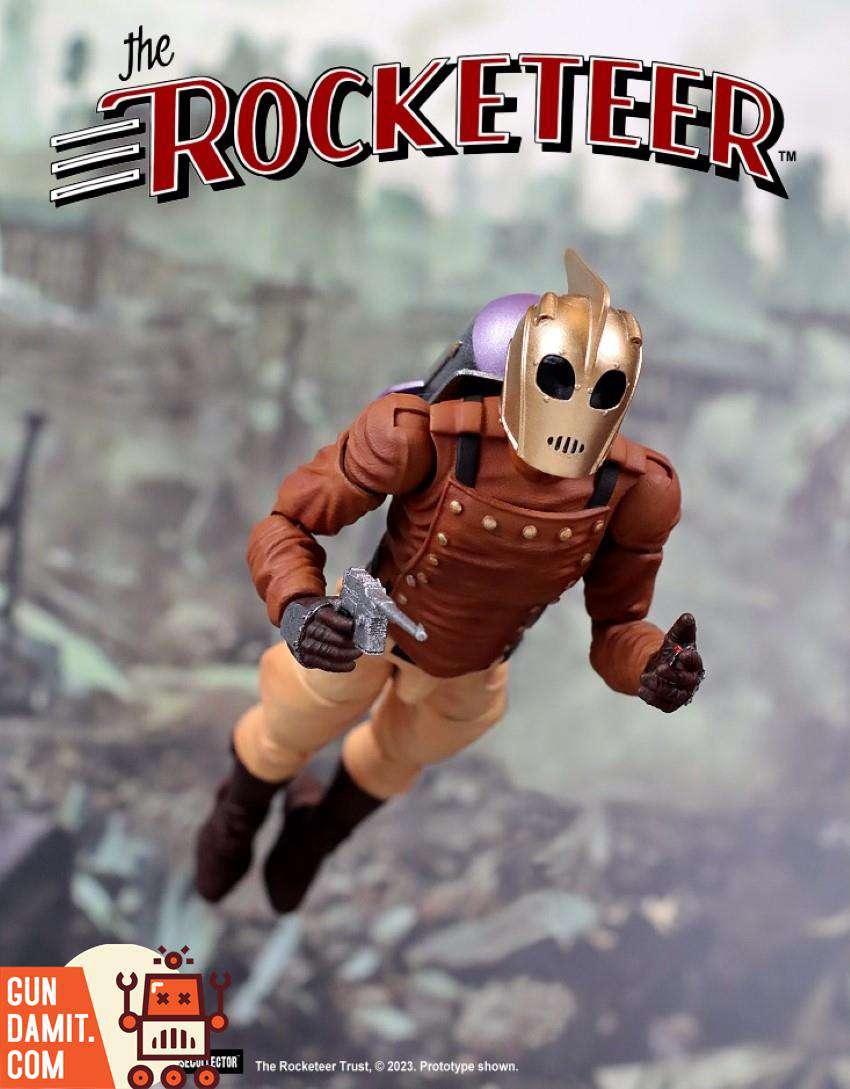 The Rocketeer 1/12 action figures rear view The Rocketeer 1/12 action figures rear view