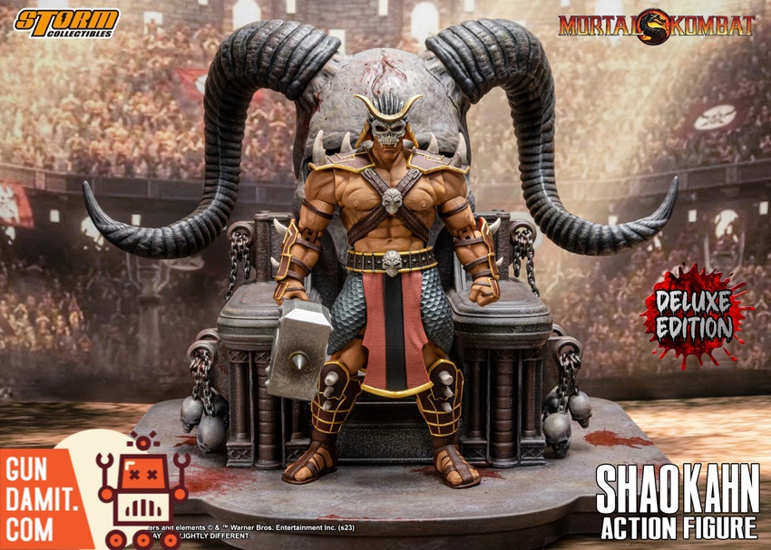 Shao Kahn Deluxe Version accessories and throne display Shao Kahn Deluxe Version accessories and throne display
