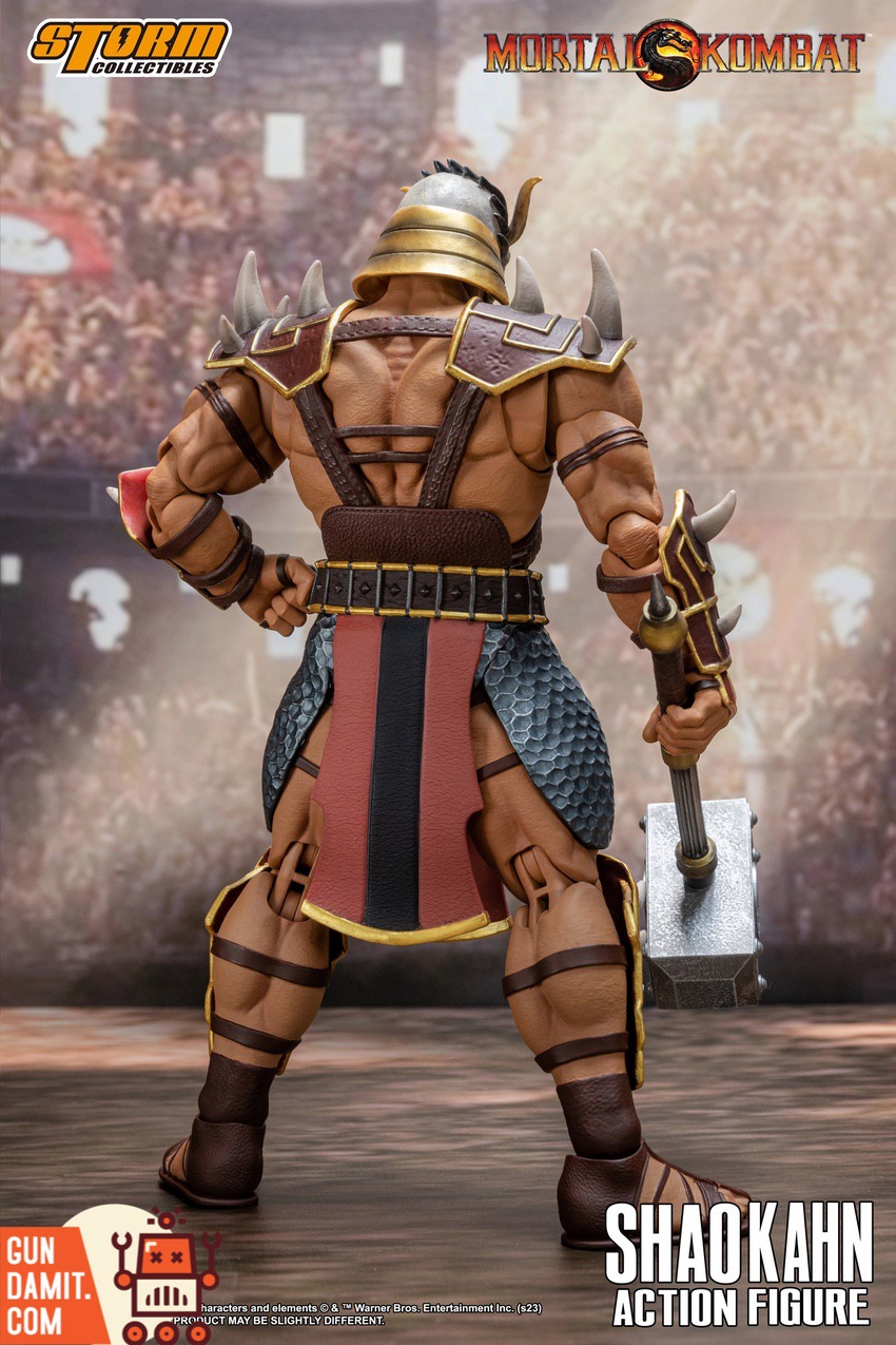 Storm Toys Mortal Kombat Shao Kahn rear armor detail Storm Toys Mortal Kombat Shao Kahn rear armor detail