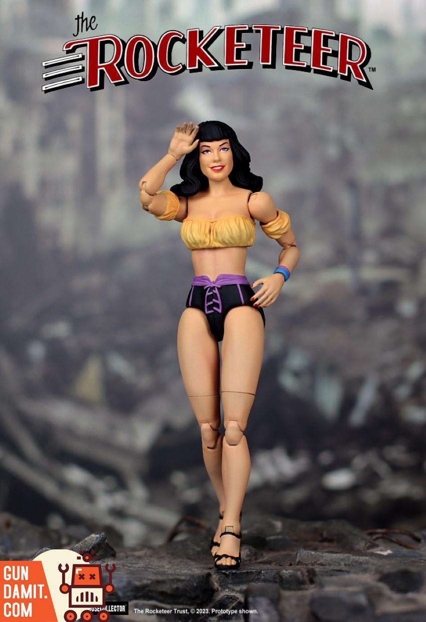 Betty figure from The Rocketeer two-pack close-up Betty figure from The Rocketeer two-pack close-up