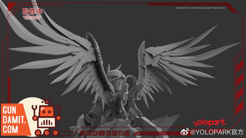 OTF No.3 Feathered Serpent side profile with armor OTF No.3 Feathered Serpent side profile with armor