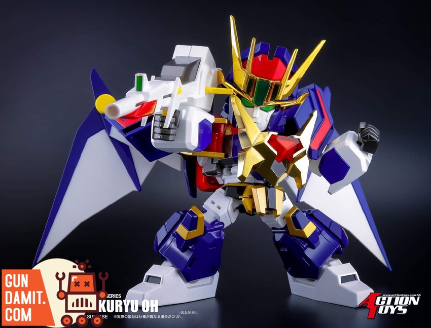 ES Gokin Raijin-Oh Bakuryu Oh display with base ES Gokin Raijin-Oh Bakuryu Oh display with base