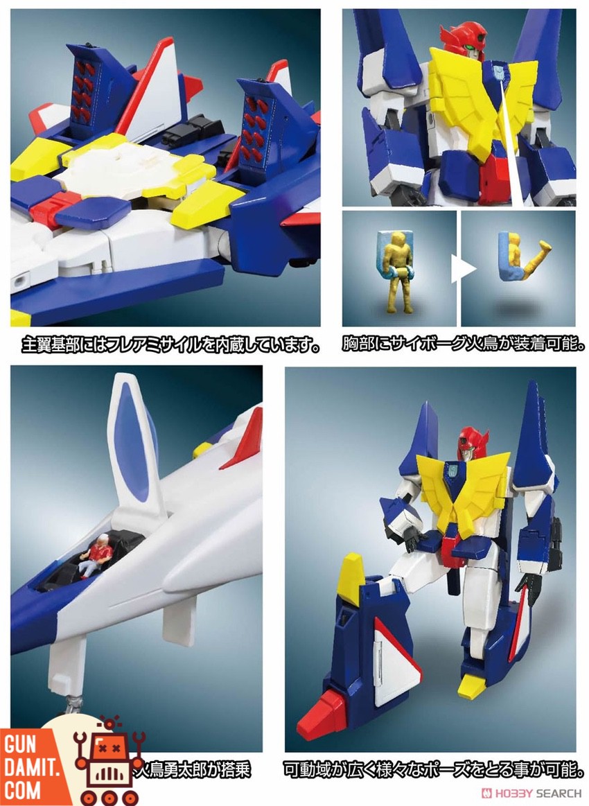 Evolution Toys Brave Sun Fighbird display with base Evolution Toys Brave Sun Fighbird display with base