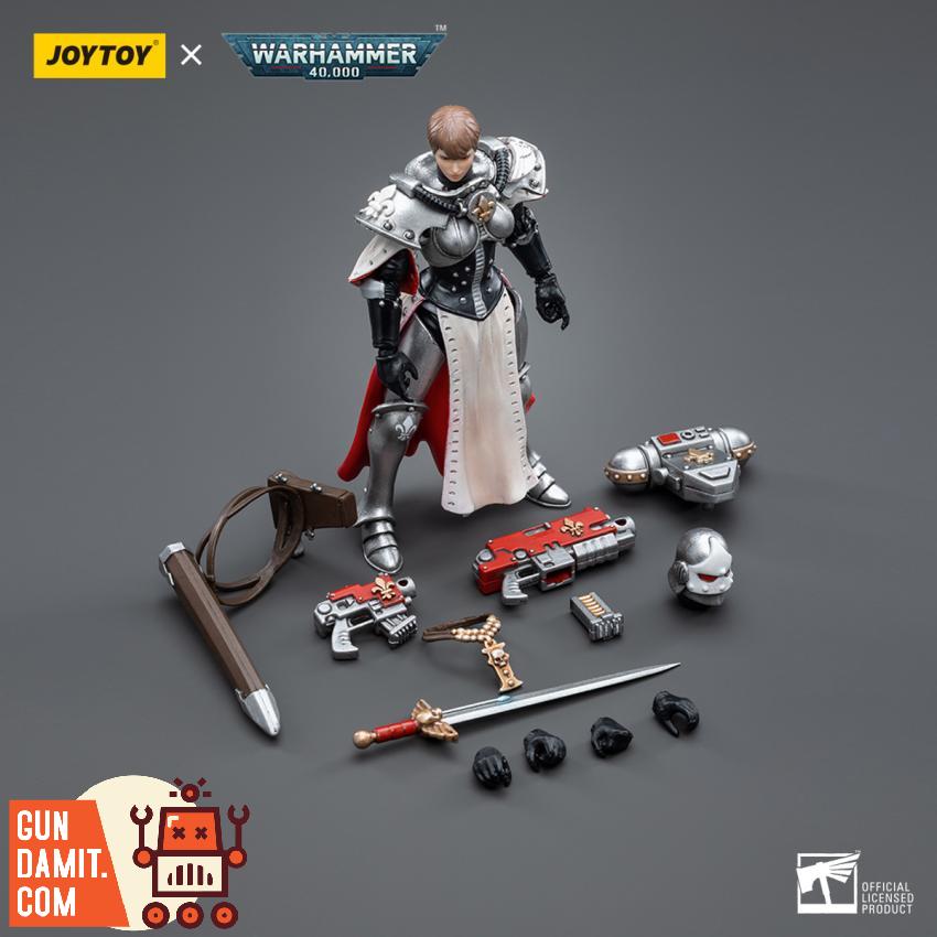 JoyToy Evinka holding power sword and bolt pistol combat pose JoyToy Evinka holding power sword and bolt pistol combat pose