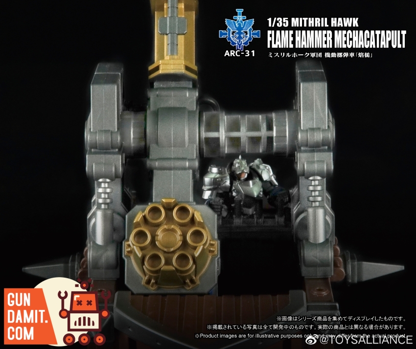 Toys Alliance 1/35 ARC-31 Flame Hammer complete display Toys Alliance 1/35 ARC-31 Flame Hammer complete display