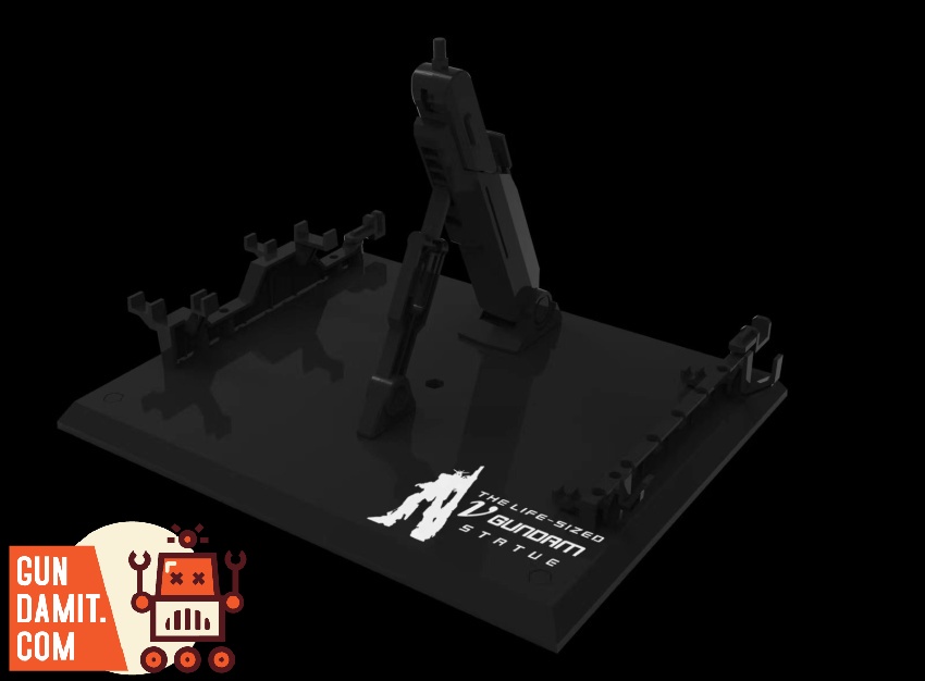 DDB Model 1/144 effect parts and display base for RG Nu Gundam black themed DDB Model 1/144 effect parts and display base for RG Nu Gundam black themed