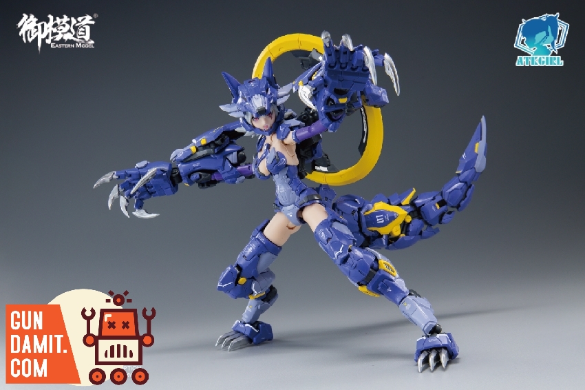 Eastern Model 1/12 ATK Girl Valerious dynamic battle pose with scorpion tail and mecha claws Eastern Model 1/12 ATK Girl Valerious dynamic battle pose with scorpion tail and mecha claws