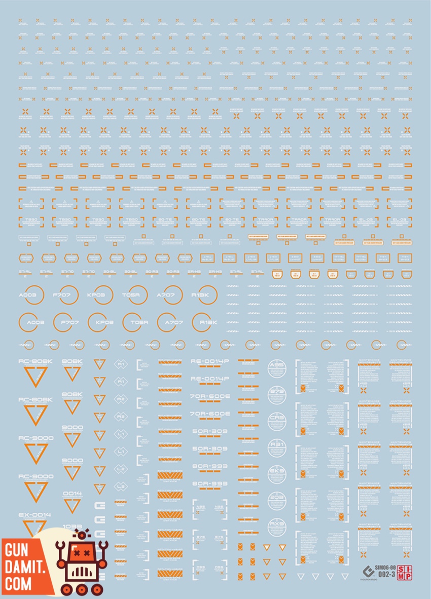 Evolution Studio RB02 complete decal collection packaging Evolution Studio RB02 complete decal collection packaging