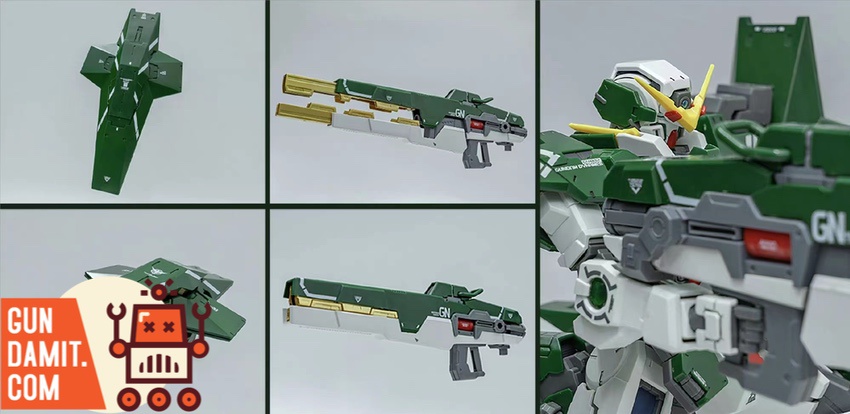 SJL Model 1/100 PD005 Repair III weapon set for MG Gundam Dynames green parts overview SJL Model 1/100 PD005 Repair III weapon set for MG Gundam Dynames green parts overview