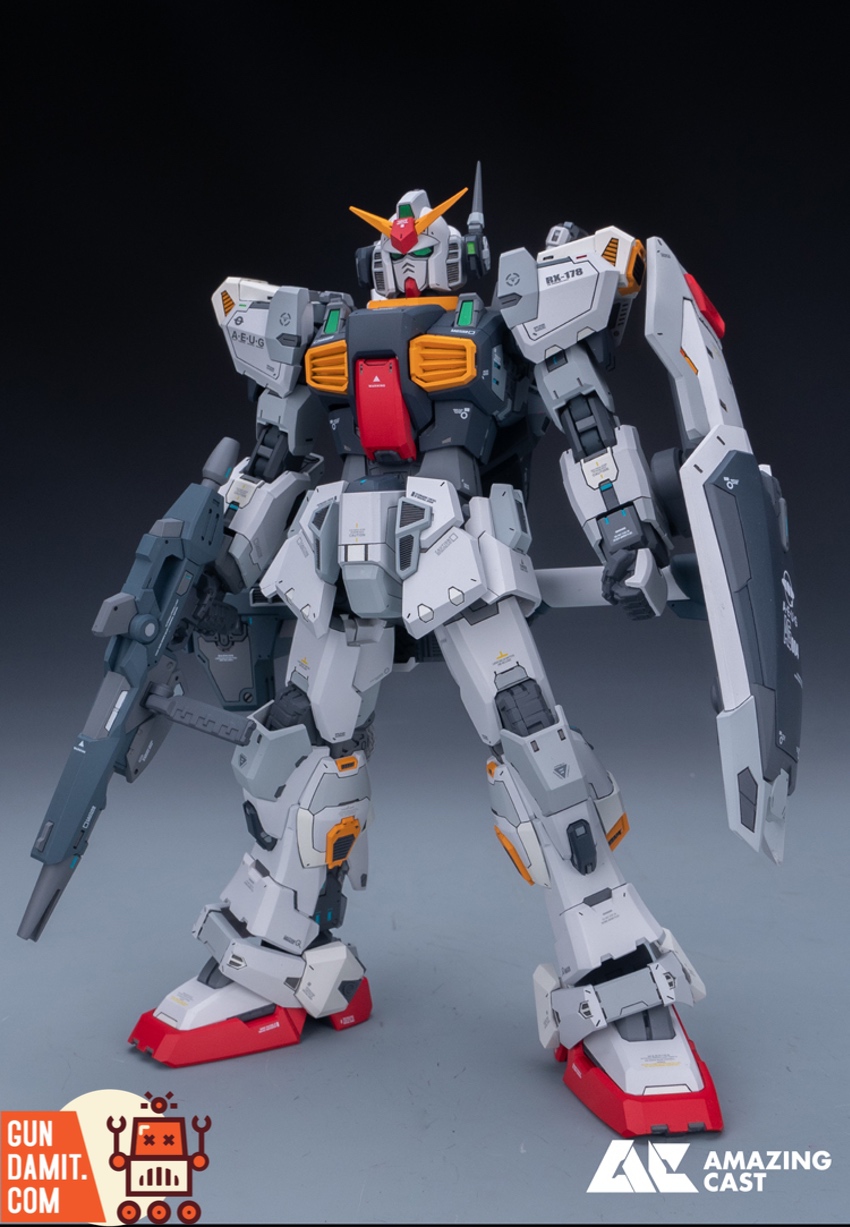 RX-178 MK2 Full Armor version rear view with heavy armor plating RX-178 MK2 Full Armor version rear view with heavy armor plating