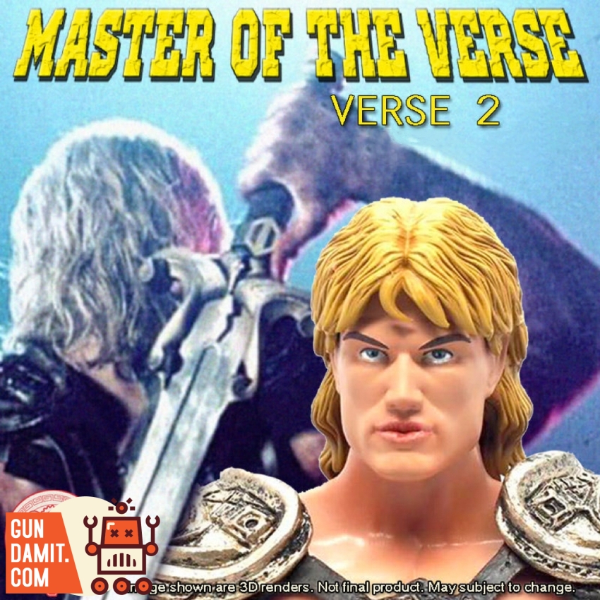Ramen Toy MOTU heads Verse 1 and Verse 2 Masterverse comparison Ramen Toy MOTU heads Verse 1 and Verse 2 Masterverse comparison