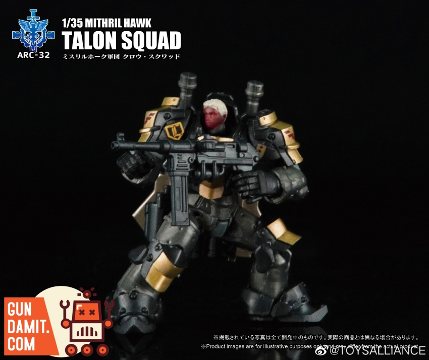 Toys Alliance ARC-32 Talon Squad rear jet pack detail Toys Alliance ARC-32 Talon Squad rear jet pack detail