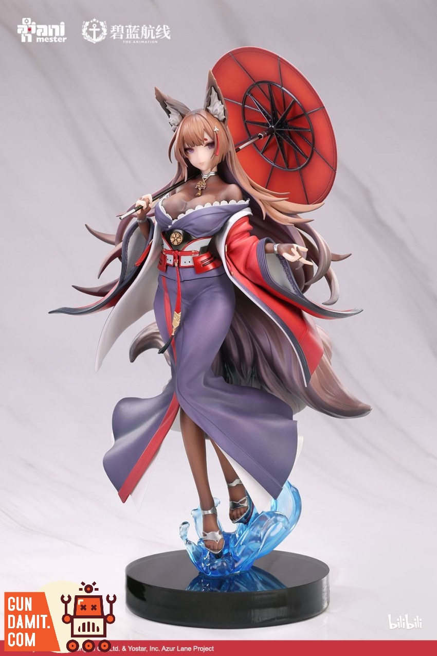 AniMester Azur Lane Amagi lightly armed base and feet detail AniMester Azur Lane Amagi lightly armed base and feet detail