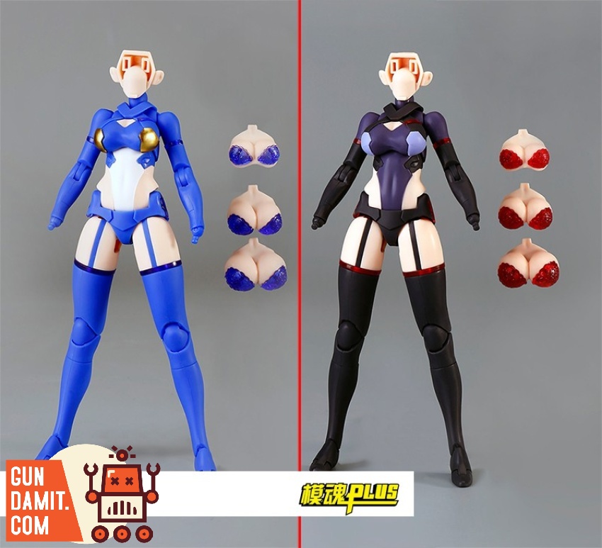 D House mecha girl plain figure blue version articulation demo D House mecha girl plain figure blue version articulation demo