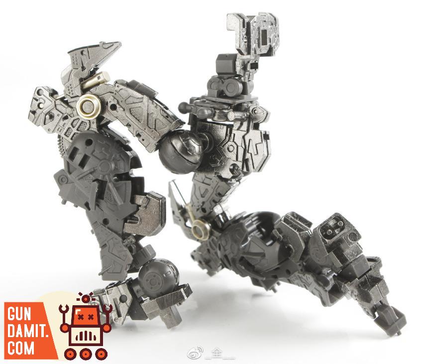 TLX 1/144 TLX-03 alloy frame for Hi-Nu Gundam assembled skeleton in dynamic pose TLX 1/144 TLX-03 alloy frame for Hi-Nu Gundam assembled skeleton in dynamic pose