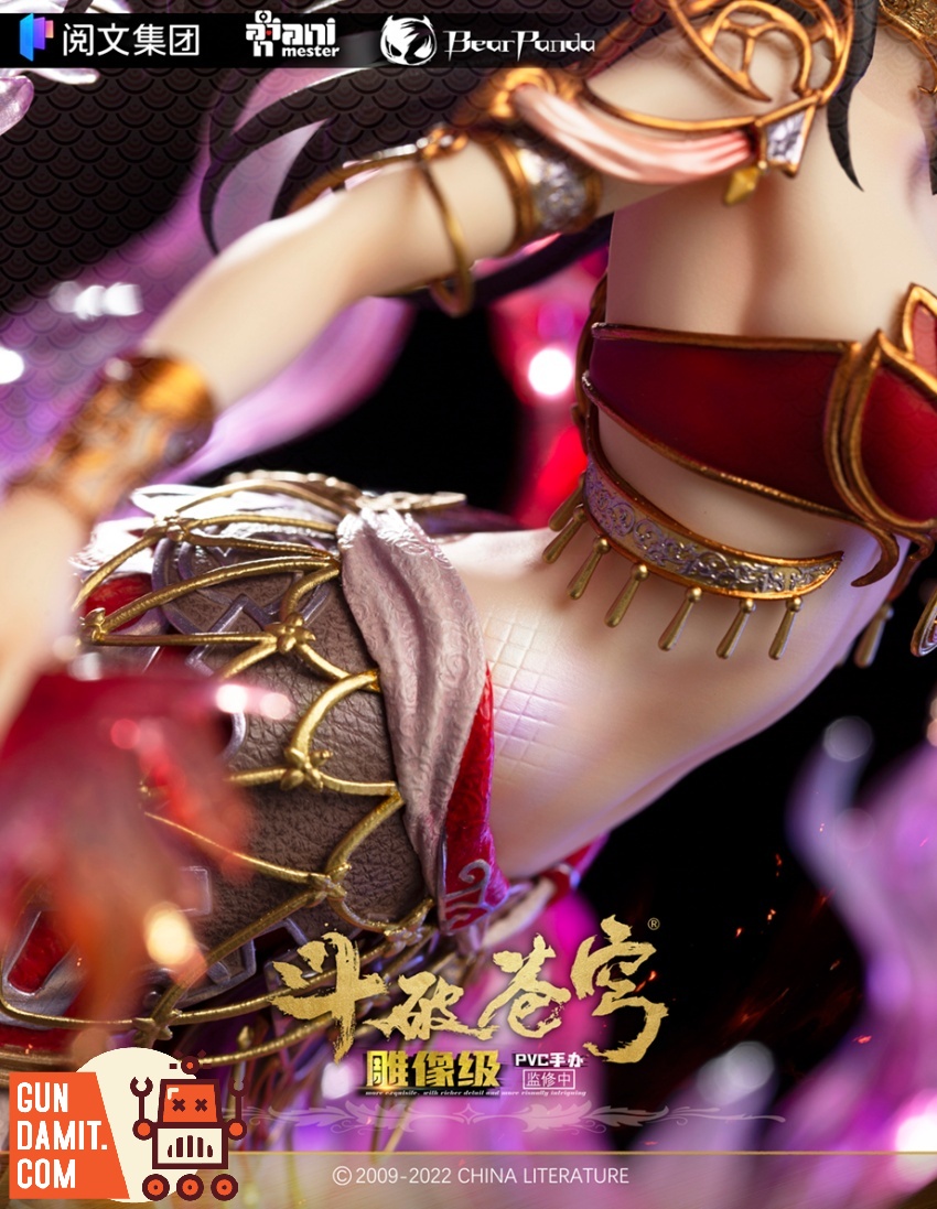 Battle Through the Heavens Medusa AniMester statue dynamic pose side view Battle Through the Heavens Medusa AniMester statue dynamic pose side view