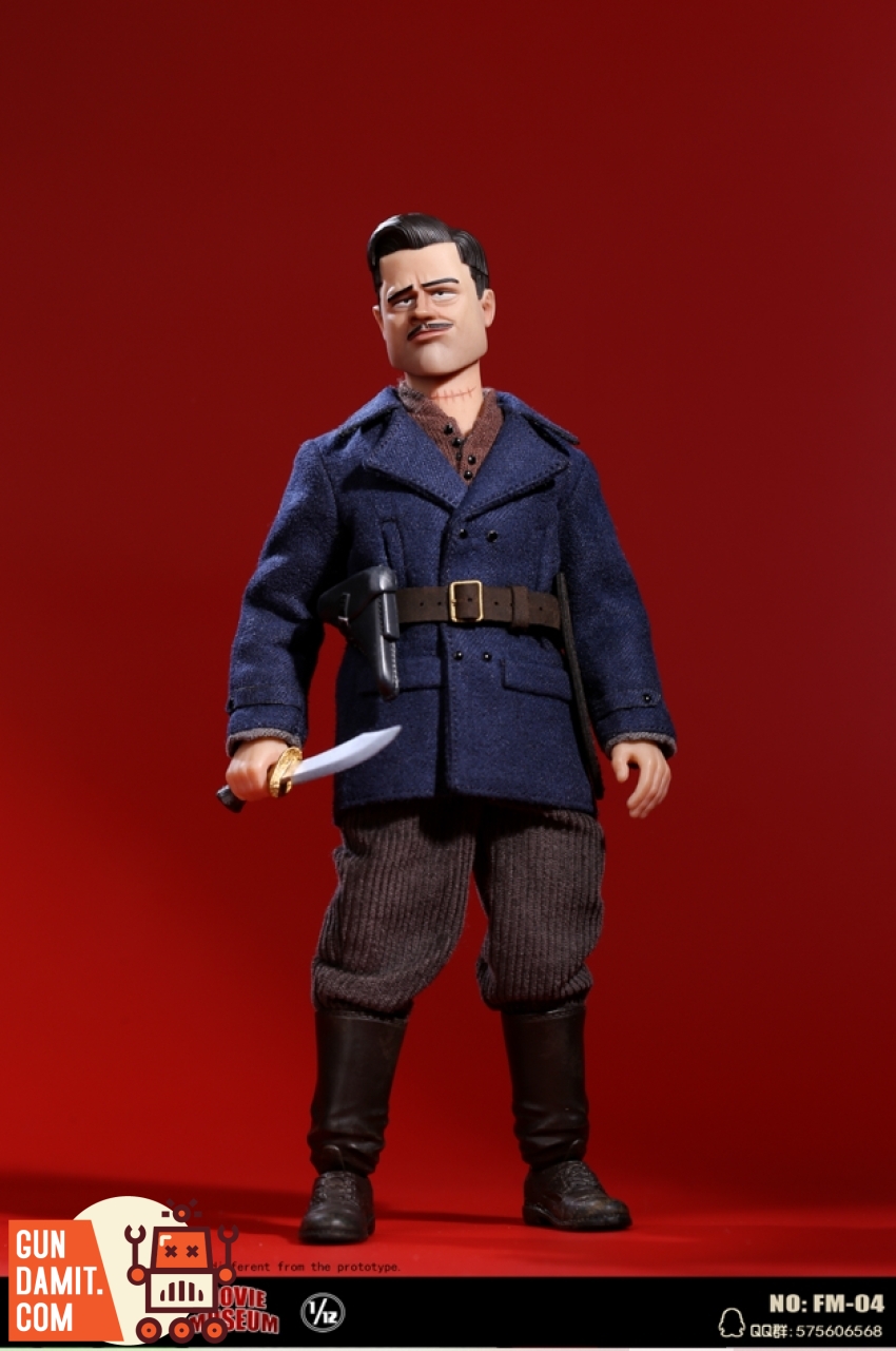 BOBTOYS 1/12 FM-04 Lt Aldo Raine Movie Museum figure with knife and military outfit BOBTOYS 1/12 FM-04 Lt Aldo Raine Movie Museum figure with knife and military outfit