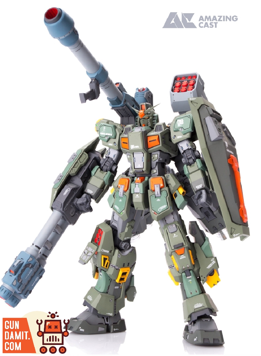 FA-78 Full Armor Gundam resin weapon set close-up detail FA-78 Full Armor Gundam resin weapon set close-up detail