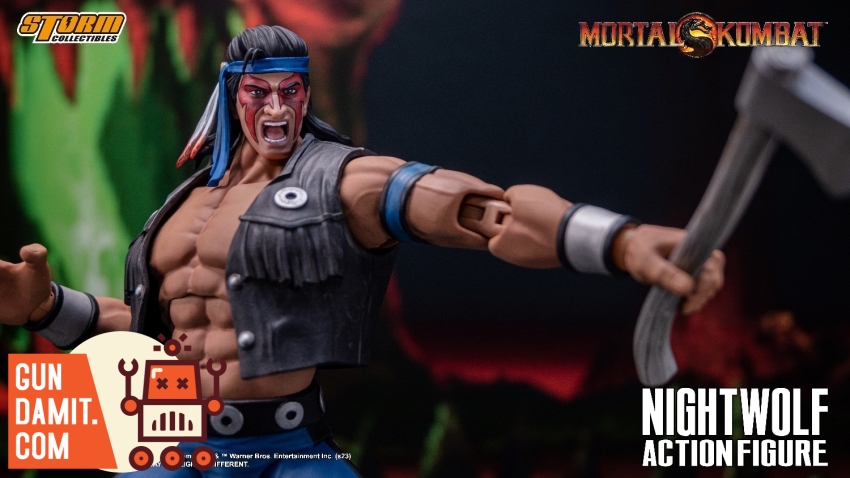 Storm Collectibles Mortal Kombat Nightwolf weapon accessories Storm Collectibles Mortal Kombat Nightwolf weapon accessories