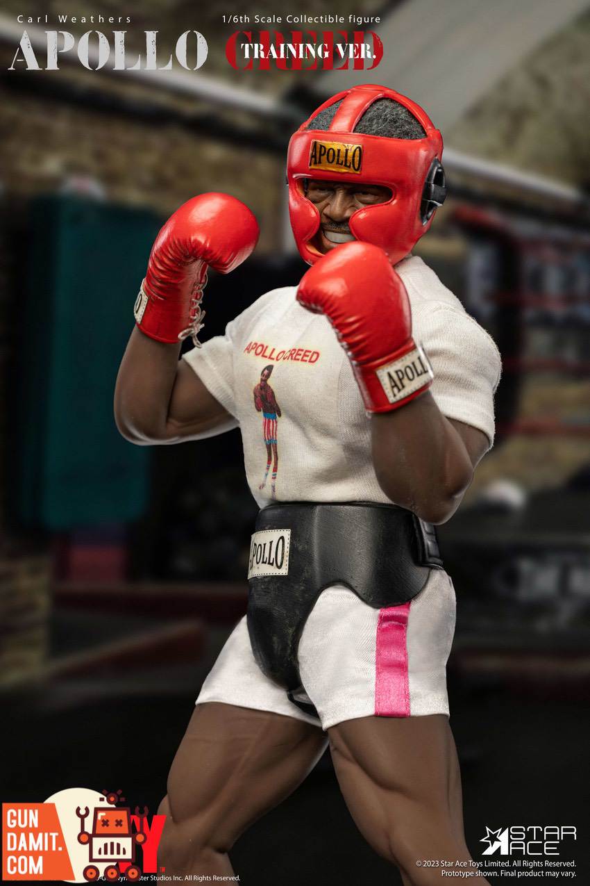 Star Ace SA0130 Apollo Creed gym training action pose Star Ace SA0130 Apollo Creed gym training action pose
