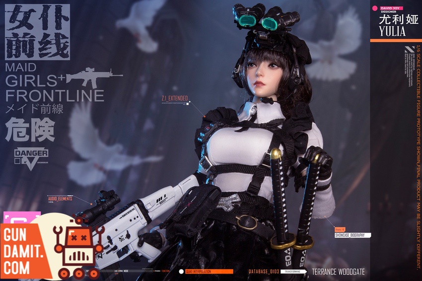 GDTOYS Yulia accessories layout with weapons outfit and doves GDTOYS Yulia accessories layout with weapons outfit and doves
