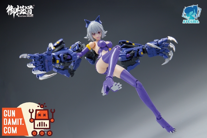 Eastern Model 1/12 ATK Girl Valerious in bodysuit form without heavy armor showing silver hair Eastern Model 1/12 ATK Girl Valerious in bodysuit form without heavy armor showing silver hair