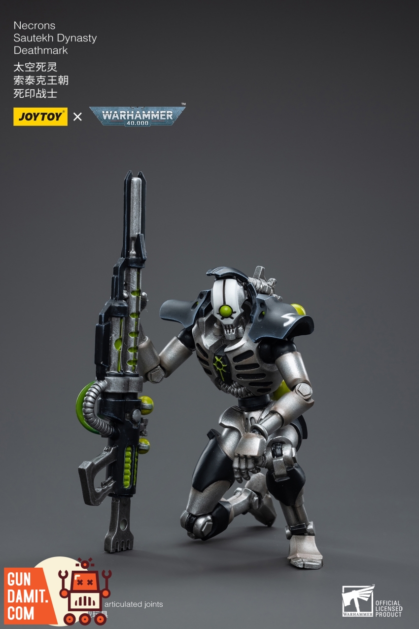 JoyToy 1/18 Necrons Sautekh Deathmark accessories and weapon display JoyToy 1/18 Necrons Sautekh Deathmark accessories and weapon display