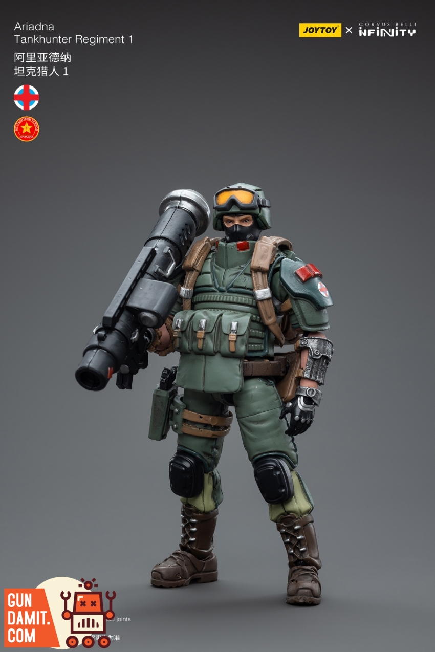 JoyToy Ariadna Tankhunter Regiment 1 action figure side profile JoyToy Ariadna Tankhunter Regiment 1 action figure side profile