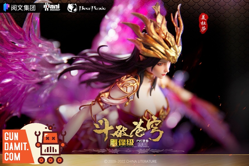 AniMester Medusa 1/7 figure close-up showing face and crown detail AniMester Medusa 1/7 figure close-up showing face and crown detail