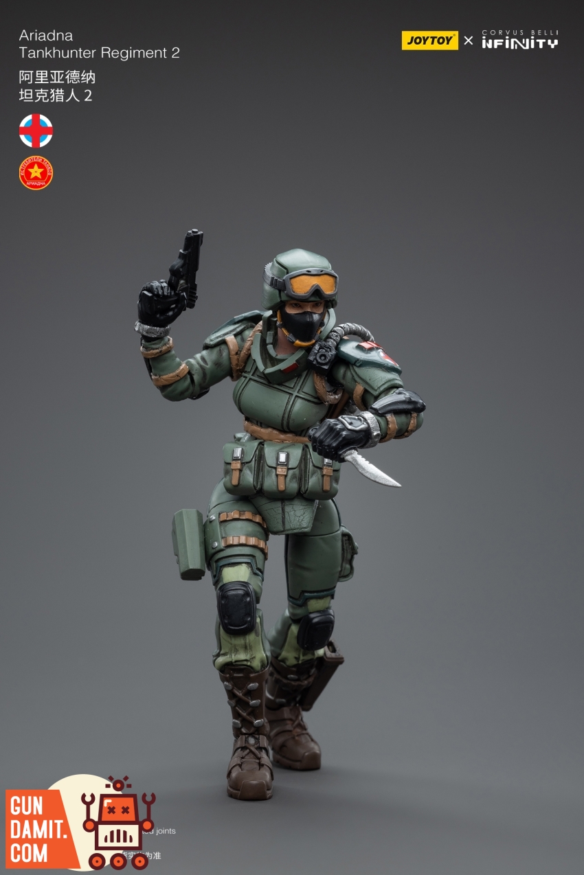 JoyToy Ariadna Tankhunter Regiment 2 female figure side profile JoyToy Ariadna Tankhunter Regiment 2 female figure side profile