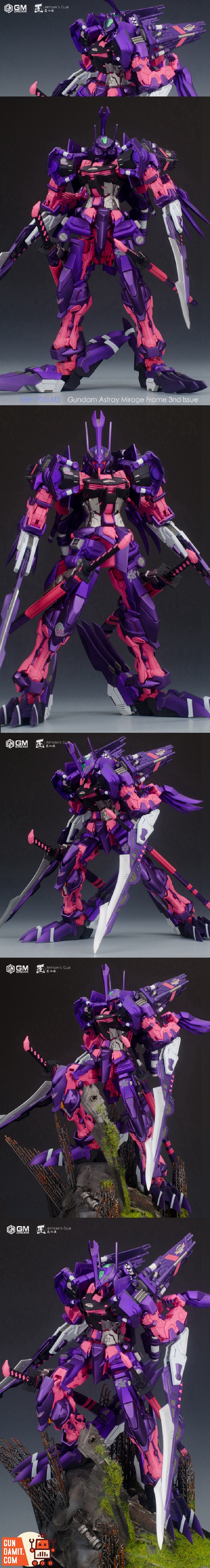 GMD Mirage Frame complete build with dual blade weapons equipped GMD Mirage Frame complete build with dual blade weapons equipped