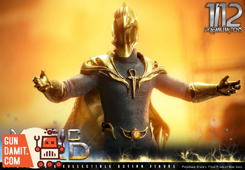 Premium Toys 1/12 PM9109 Doctor Fate Black Adam movie figure front view Premium Toys 1/12 PM9109 Doctor Fate Black Adam movie figure front view