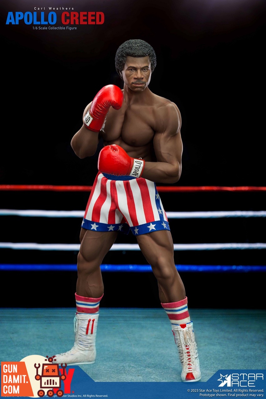 Star Ace 1/6 Apollo Creed fighting stance action pose Star Ace 1/6 Apollo Creed fighting stance action pose