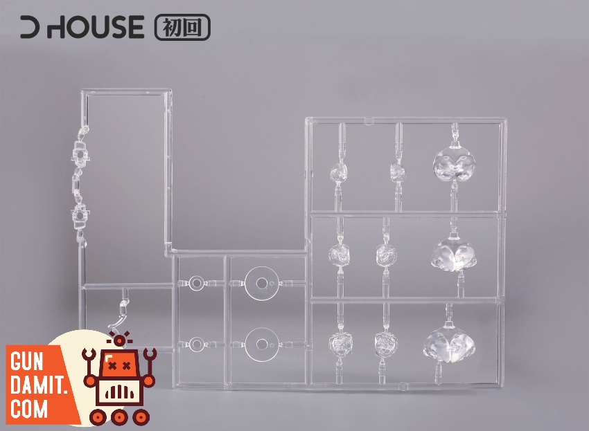 D House 1/12 mecha girl blue body model kit interchangeable chest parts D House 1/12 mecha girl blue body model kit interchangeable chest parts
