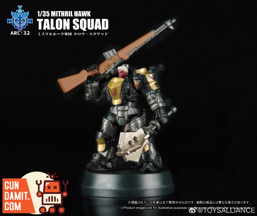 Toys Alliance 1/35 ARC-32 Talon Squad complete display Toys Alliance 1/35 ARC-32 Talon Squad complete display