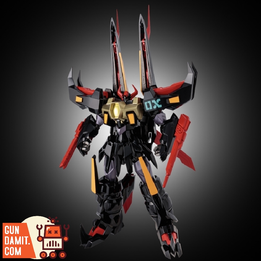 Sentinel Black Ox figure rear view with wing components Sentinel Black Ox figure rear view with wing components
