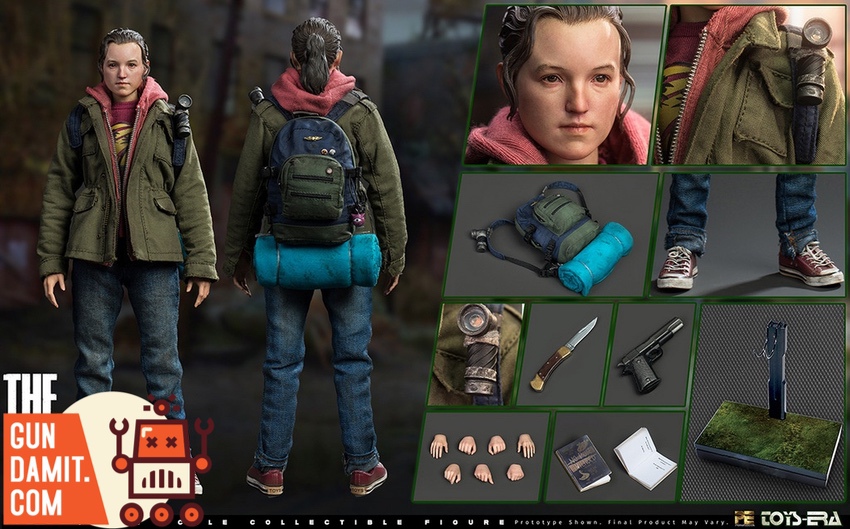 Toys Era 1/6 Last Hope Ellie action figure with knife and flashlight accessories Toys Era 1/6 Last Hope Ellie action figure with knife and flashlight accessories