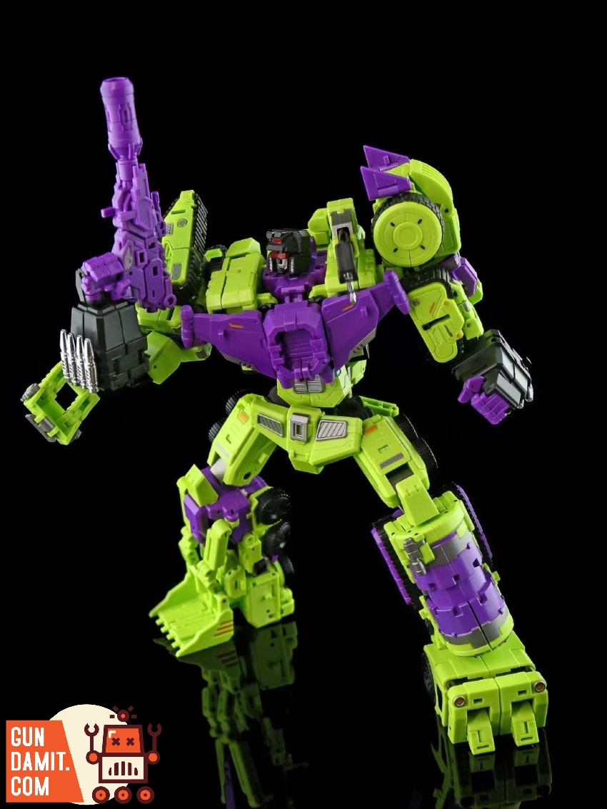 Lucky Cat Riki-Oh Devastator set clear storage cube display Lucky Cat Riki-Oh Devastator set clear storage cube display