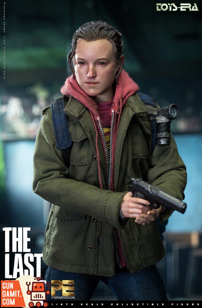 Toys Era PE016 Ellie figure full body standing pose with survival gear Toys Era PE016 Ellie figure full body standing pose with survival gear
