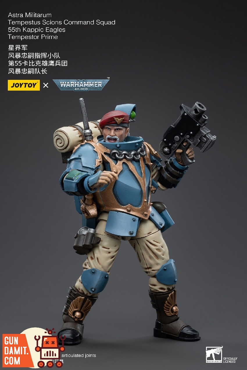 Tempestor Prime action figure with skull staff and detailed armor accessories Tempestor Prime action figure with skull staff and detailed armor accessories