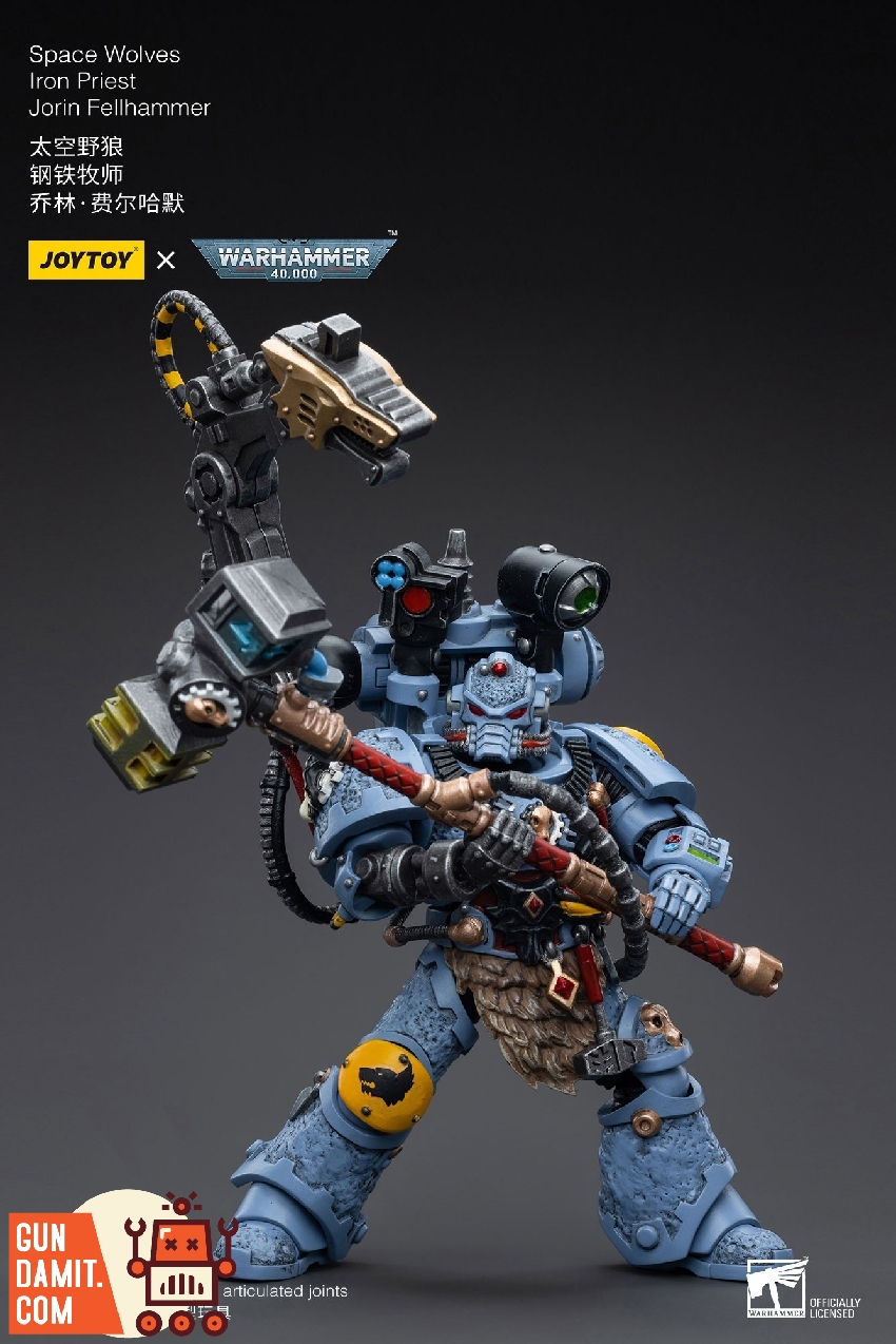 1/18 Space Wolves Iron Priest Jorin Fellhammer full figure with accessories 1/18 Space Wolves Iron Priest Jorin Fellhammer full figure with accessories