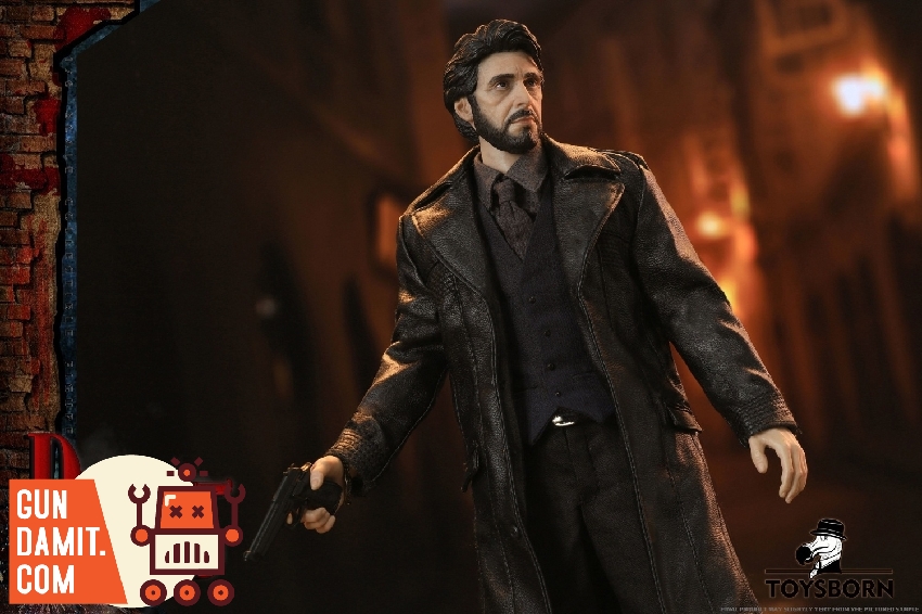 Carlito's Way 1/6 figure full body standing pose in dark outfit Carlito's Way 1/6 figure full body standing pose in dark outfit