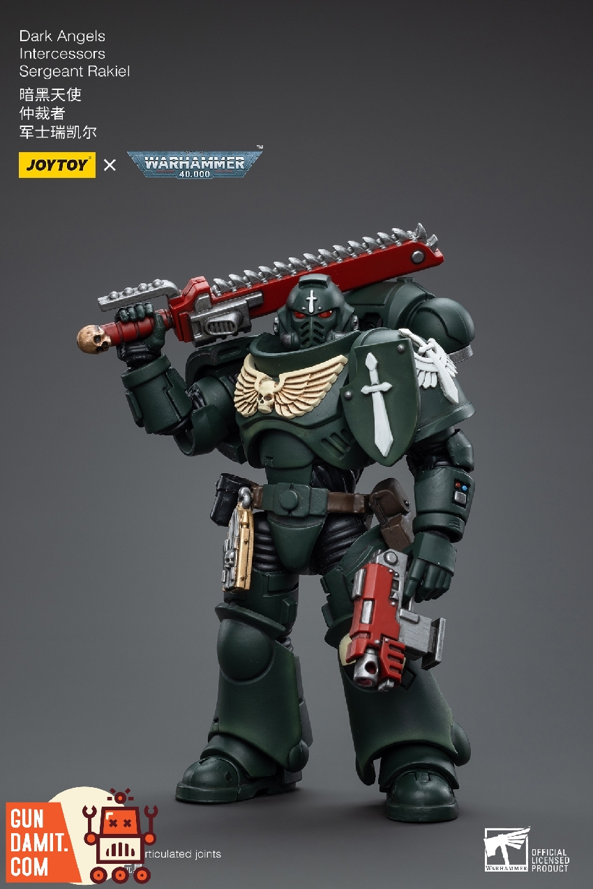 JoyToy Sergeant Rakiel rear view with backpack and markings JoyToy Sergeant Rakiel rear view with backpack and markings