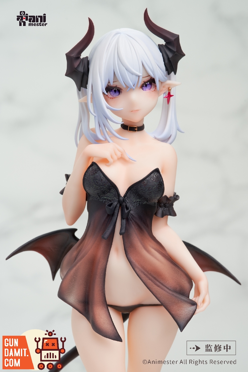 Animester 1/6 Lilith demon girl statue front view with choker Animester 1/6 Lilith demon girl statue front view with choker