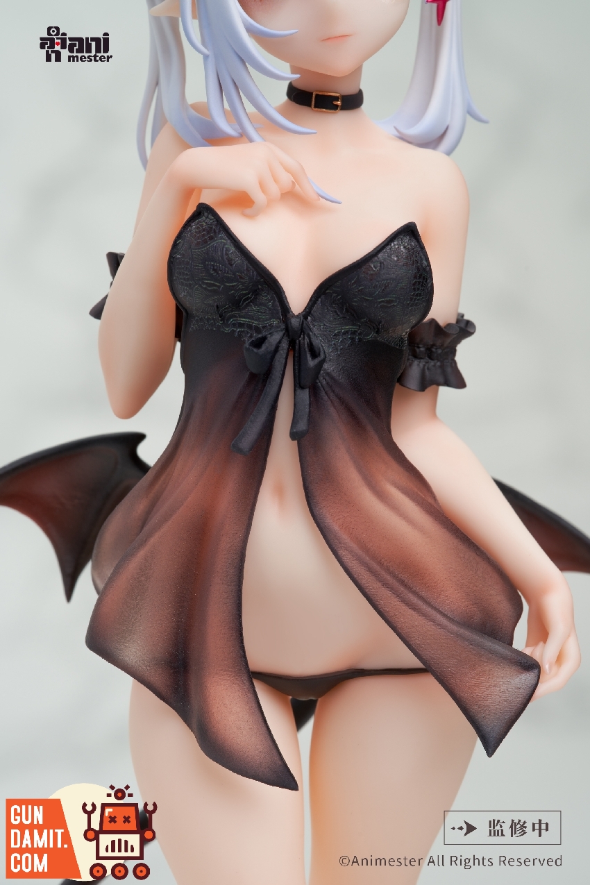 Animester Little Devil Lilith collectible showing twin tail hairstyle Animester Little Devil Lilith collectible showing twin tail hairstyle