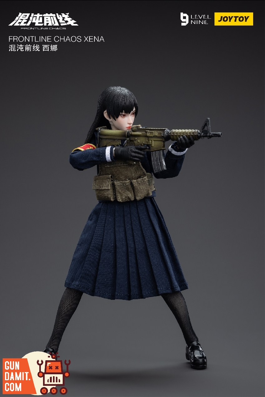 Level Nine Frontline Chaos Xena figure side view Level Nine Frontline Chaos Xena figure side view