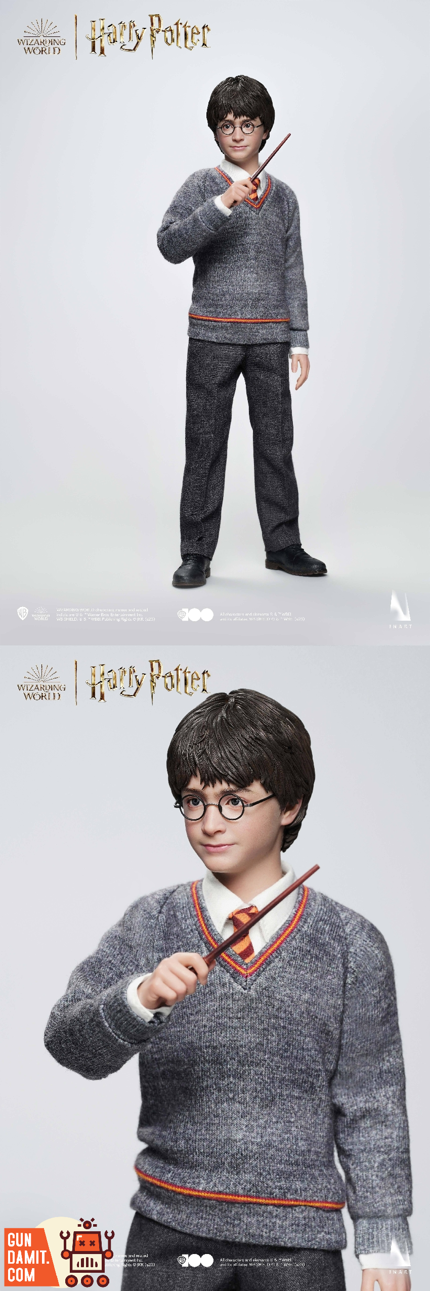 INART 1/6 Harry Potter deluxe full accessories and props layout INART 1/6 Harry Potter deluxe full accessories and props layout