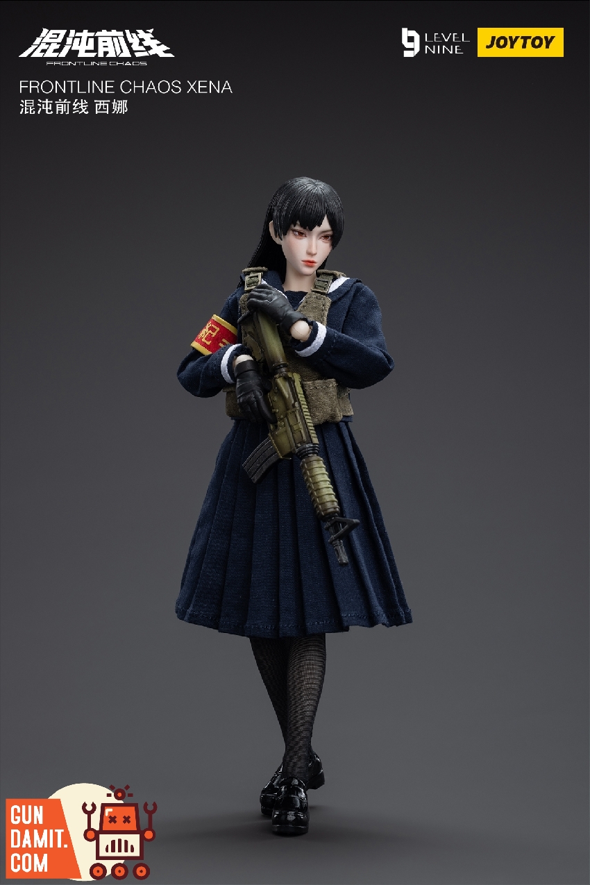 JoyToy Frontline Chaos Xena navy uniform detail JoyToy Frontline Chaos Xena navy uniform detail
